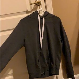 Dark grey soft inside hoodie.